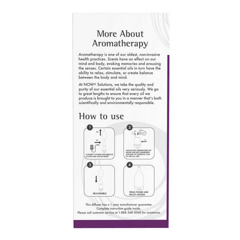 Now Foods, Ultrasonic Ceramic Stone Diffuser, 1 Count