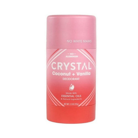 Crystal, Magnesium Enriched Deodorant Stick Coconut And Vanilla, 2.5 Oz