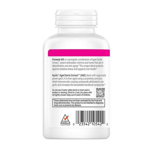 Kyolic, A.G.E Antioxidant Formula 105, WITH VITAMIN A & E SELENIUM, 200 CAP