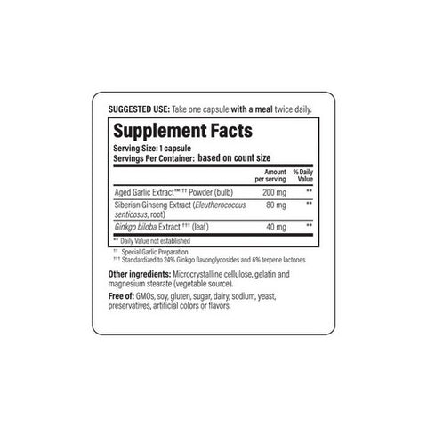 Kyolic, Ginkgo Biloba Plus with A.G.E. & S.G.E., 40 MG, 90 Caps