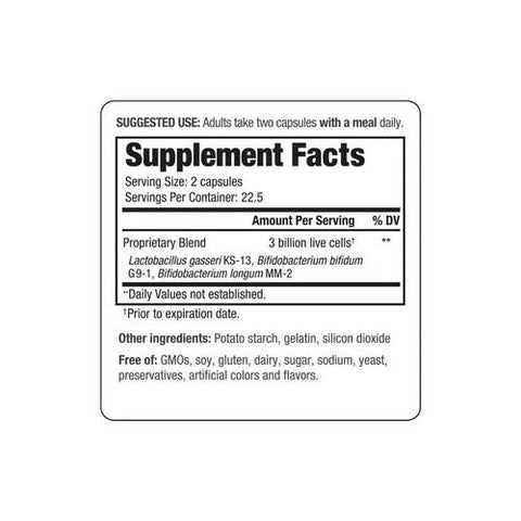 Kyolic, Kyo-Dophilus Daily Probiotic, 3 Billion CFU, 45 Caps Kyolic