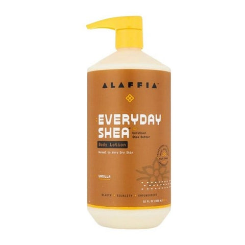 Alaffia, Everyday Shea Body Lotion Vanilla, 32 Oz