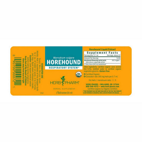 Herb Pharm, Horehound Extract, 1 Oz Herb Pharm