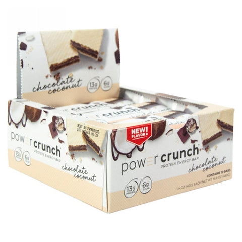 Power Crunch, Power Crunch Chocolate Coconut, 12 Count