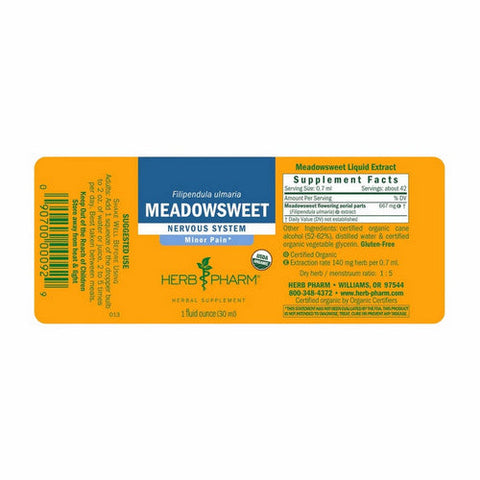 Herb Pharm, Meadowsweet, 1 oz Herb Pharm