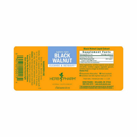 Herb Pharm, Black Walnut, 1 Oz Herb Pharm