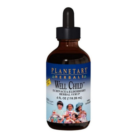 Planetary Herbals, Well Child Echinacea-Elderberry Syrup, 4 Fl Oz