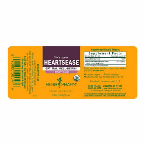 Herb Pharm, Heartsease, 1 oz Herb Pharm