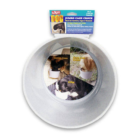 Quick Lock Crock Hanging Feeder Jumbo (40 oz) by Lixit