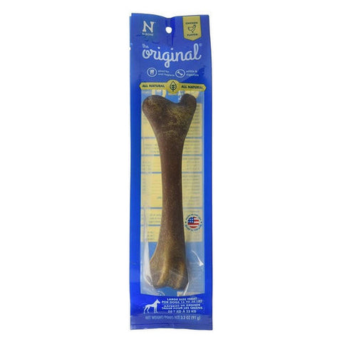 The Original Chew Bone - Chicken Flavor Large - Dogs 16-50 lbs (1 Pack) by N-Bone