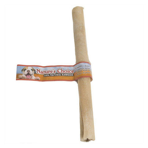 Nature's Choice Pressed Rawhide Stick Large - (10" Stick) by Loving Pets