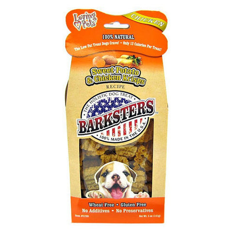 Barksters Sweet Potato & Chicken Krisps 5 oz by Loving Pets