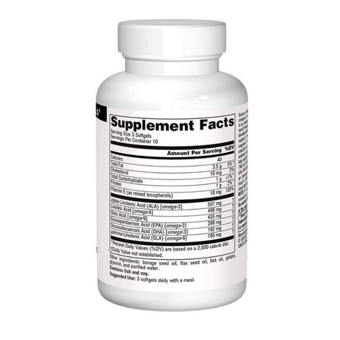 Source Naturals, Complete Essential Fatty Acids, 30 Softgel