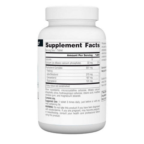 Source Naturals, Beta Sitosterol Mega Strength, 375 Mg, 60 Tabs Source Naturals