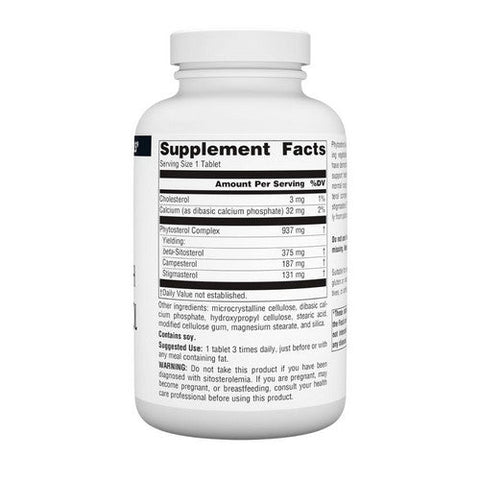 Source Naturals, Beta Sitosterol Mega Strength, 375 Mg, 120 Tabs Source Naturals
