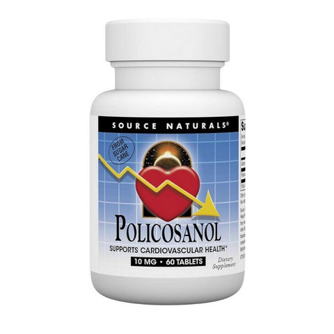 Source Naturals, Policosanol, 10 MG, 60 Tabs