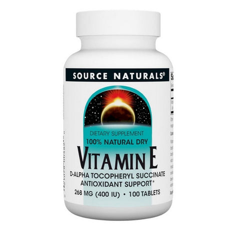 Source Naturals, Vitamin E Succinate, 400 IU, 100 Tabs