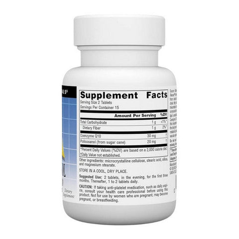 Source Naturals, Policosanol, w/CoQ10 30 Tabs Source Naturals