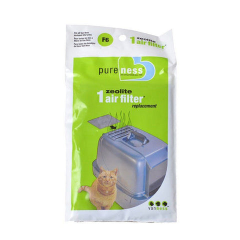 Zeolite Air Filter Replacement Cartridge 1 Count, Grey / Model No # F6 by Van Ness