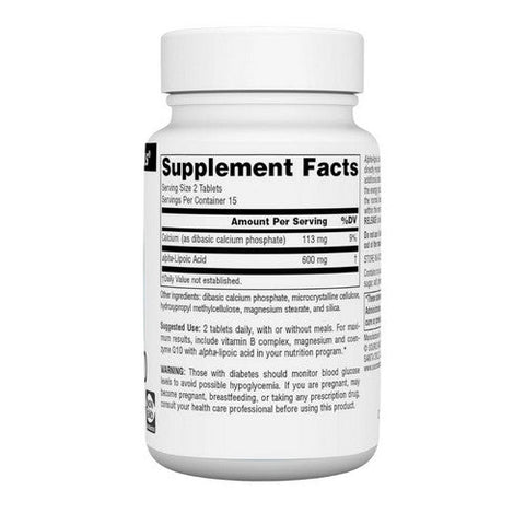 Source Naturals, Alpha Lipoic Acid, 300 MG, Timed Release 30 Tabs Source Naturals