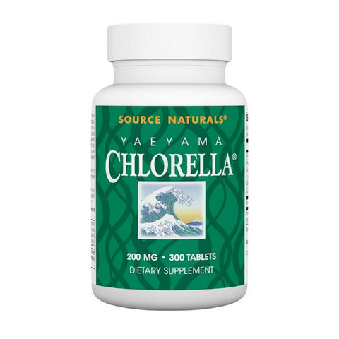 Source Naturals, Chlorella, 200 MG, From Yaeyama 300 Tabs