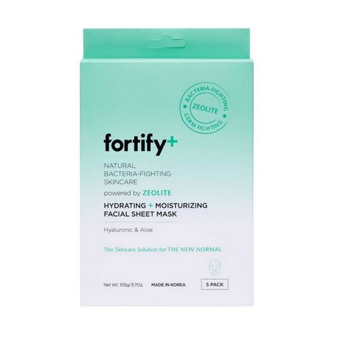 Fortify, Hydrating & Moisturizing Facial Sheet Mask, 5 Packets
