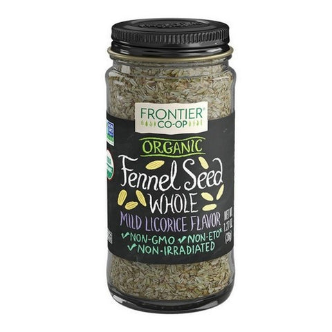 Frontier Herb, Organic Fennel Seed Whole, 1.28 Oz