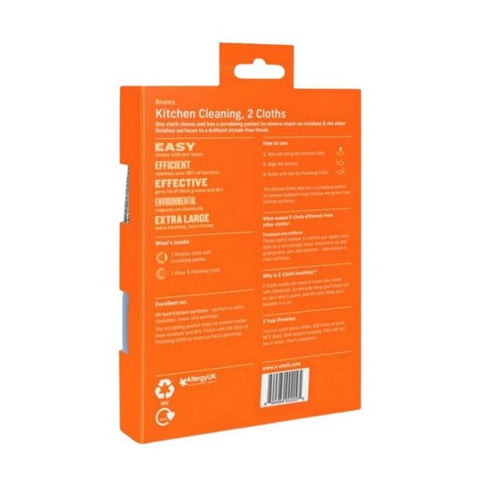 E-Cloth, Kitchen Cleaning Cloth, 2 Count
