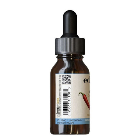 Eclectic Herb, Cayenne, 1 Oz with Alcohol