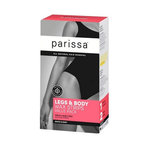 Parissa, Wax Strips Legs & Body, Value Pack 48 Count