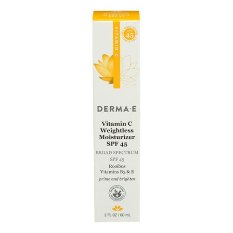 Derma e, Vitamin C Moisturizer SPF45, 2 Oz