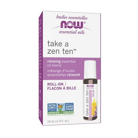 Now Foods, Essential Oils Take A Zen Ten Roll-on, 10 ml Now Foods