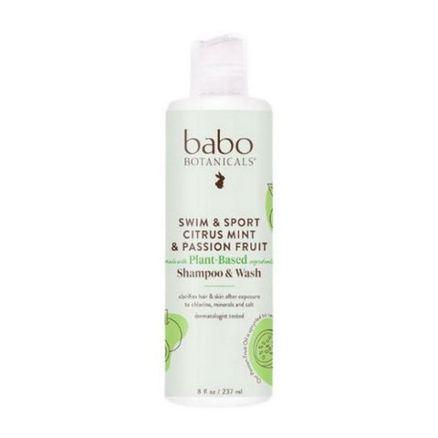 Babo Botanicals, Swim Sport Citrus Mint Shampoo & Wash, 8 Oz