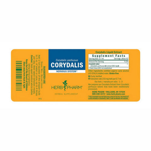 Herb Pharm, Corydalis, 4 Oz Herb Pharm