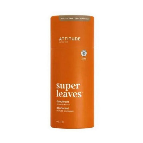Attitude, Super Leaves Deodorant Orange Leaves, 3 Oz