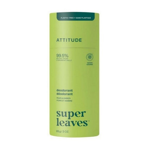 Attitude, Super Leaves Deodorant Olive Leaves, 3 Oz