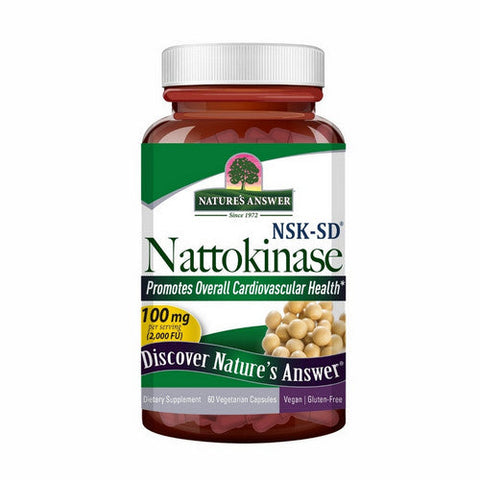 Nature's Answer, Nattokinase, 100 Mg, 60 Veg Caps Nature's Answer