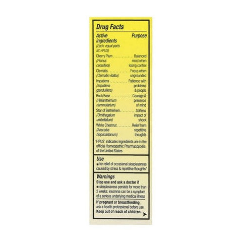Bach, Rescue Sleep Dropper, 20 Ml Bach
