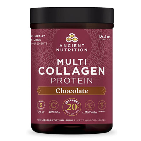 Ancient Nutrition, Multi Collagen Chocolate Protein, 16.65 Oz