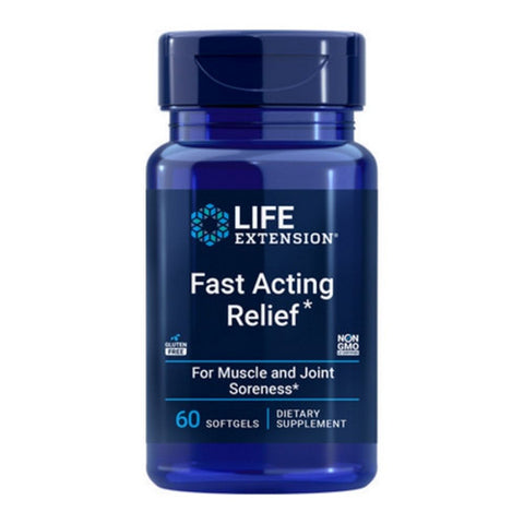 Life Extension, Fast Acting Relief, 60 Softgels
