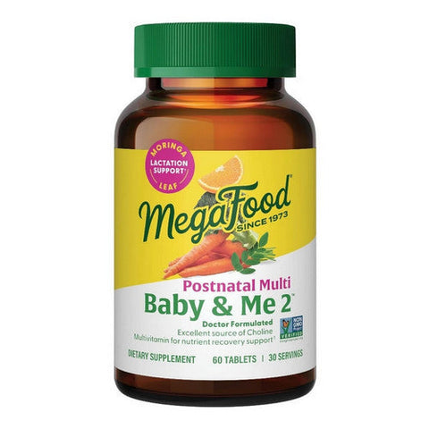 MegaFood, Baby & Me 2 Postnatal Multi, 60 Tabs MegaFood