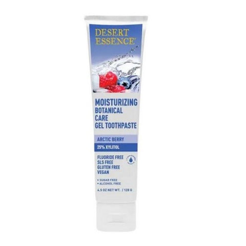 Desert Essence, Moisturizing Botanical Care Gel Toothpaste, Arctic Berry 4.5 Oz
