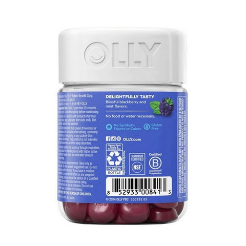 Olly, Extra Strength Sleep Gummies Blackberry Zen, 50 Count