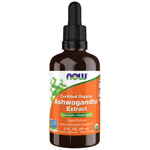 Now Foods, Organic Ashwagandha Liquid Extract, 2 Oz