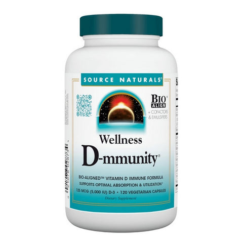 Source Naturals, Wellness D-mmunity, 120 Veg Caps