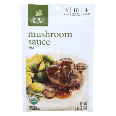 Organic Mushroom Sauce Mix 0.85 Oz (Case of 12) by Simply Organic