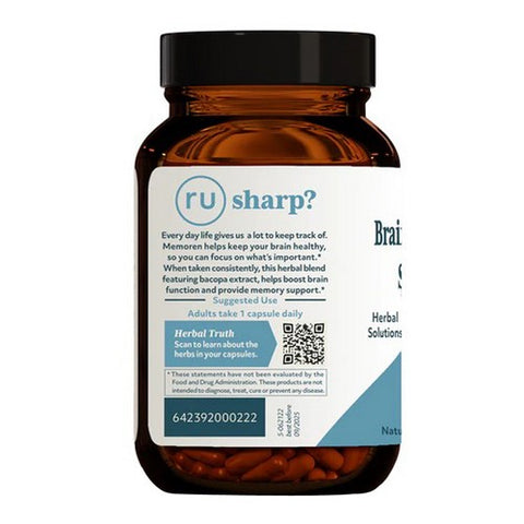 Ruved, Memoren Brain & Memory Support, 60 Caps