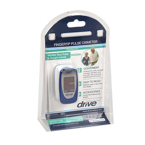 Drive Medical, Drive Fingertip Pulse Oximeter, 1 Count