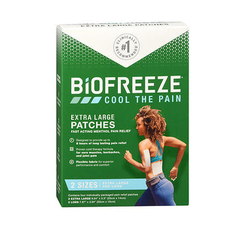 Mucinex, Menthol Pain Relief Patches Extra Large, 4 Count