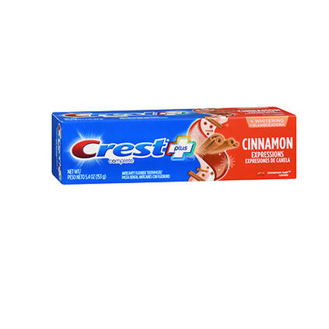 Crest, Plus Complete Cinnamon Expressions Toothpaste, 5.4 Oz